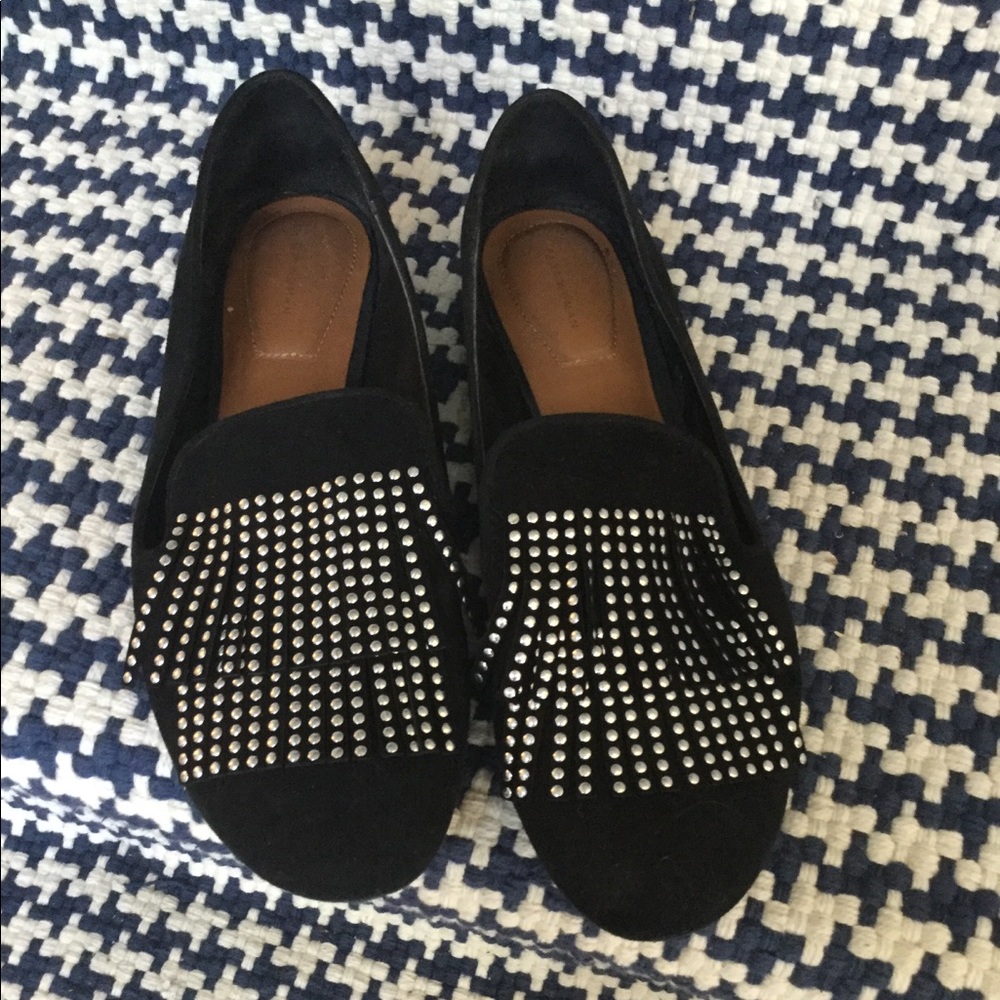Zara Suede Smoking loafer